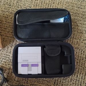 Super nintendo with casetwireless controllers
